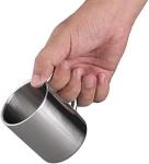 Unbreakable Double-Walled Stainless Steel Coffee Mugs - Set of 2