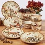 Woodland Mug Set with Fox, Owl, Deer, Raccoon