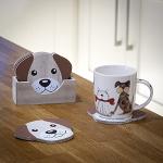 Dog and Cat Coffee Mug Set - 2 Pack