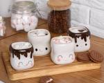 Hawaii Home Marshmallow-Shaped Ceramic Coffee Mug