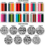 Custom Word Cloud Coffee Mugs - 12 Colors
