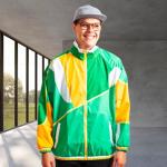 Retro Neon Windbreaker for St. Patrick's Day