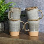 Gibson Elite Dreamweaver 17 OZ Terracotta Mug Set