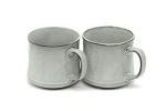 KooK Ceramic Glazed Coffee Mugs, Set of 2