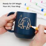 Miicol 16 oz Ceramic Coffee Mug - Multi-Color