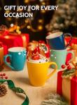 Sweese 12 Oz Porcelain Coffee Mug Set – 6 Colors