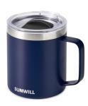 SUNWILL 14oz Insulated Travel Coffee Mug
