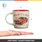 Retro Ford Mustang Coffee Mug - 11.2 oz