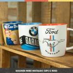 Retro Ford Mustang Coffee Mug - 11.2 oz