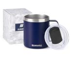 SUNWILL 14oz Insulated Travel Coffee Mug