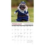 Pug Lovers 2026 Wall Calendar with Mugs