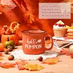 Hello Pumpkin Fall Coffee Mug - 15 Oz
