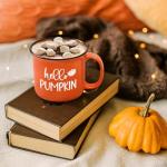 Hello Pumpkin Fall Coffee Mug - 15 Oz