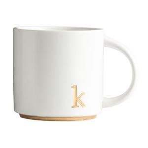 Personalized 15 oz Golden Initial Coffee Mug