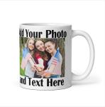 Personalized Photo & Text Mug for Any Occasion