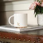 Personalized 15 oz Golden Initial Coffee Mug