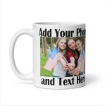 Personalized Photo & Text Mug for Any Occasion