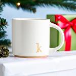 Personalized 15 oz Golden Initial Coffee Mug