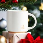 Personalized Golden Initial Ceramic Coffee Mug