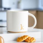 Personalized 15 oz Golden Initial Coffee Mug