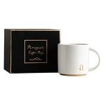Personalized Golden Initial Ceramic Coffee Mug