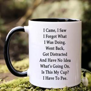 11 oz Funny Ceramic Mug for Hot or Cold Drinks