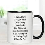 11 oz Funny Ceramic Mug for Hot or Cold Drinks