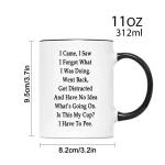 11 oz Funny Ceramic Mug for Hot or Cold Drinks