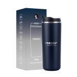Navy Blue Insulated Stainless Steel Travel Mug