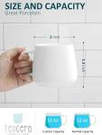 Teocera Set of 4 Chip-Resistant Coffee Mugs