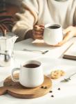 Teocera Set of 4 Chip-Resistant Coffee Mugs