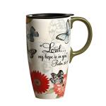 Topadorn 17 OZ Ceramic Travel Coffee Mug