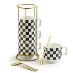 Miamolo Stackable Coffee Mug Set - 4 Pieces