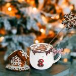 Set of 6 Christmas Ceramic Coffee Mugs