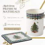 Spode Christmas Tree Mug & Tin Set