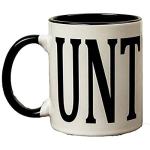 Custom 11 Ounce UNT Coffee Mug with Black Handle