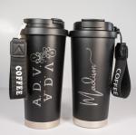 Personalized Insulated Travel Mug with Straw