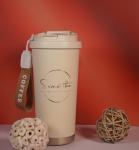 Personalized Insulated Travel Mug with Straw