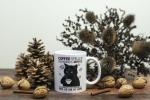 Funny Cat Mug - "EEFFOC" Coffee Cup 11 oz