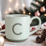 Personalized Ceramic Mug with Matte Sandstone Finish