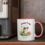 Personalized Frog Lady Mug for Animal Lovers