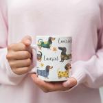 Personalized Dachshund Coffee Mug - Fun Gift