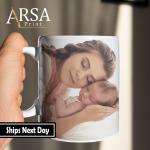 Customizable Ceramic Coffee Mug with Photo or Text