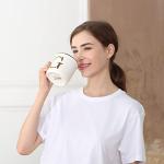 Personalized Monogram Ceramic Coffee Mug with Letter J