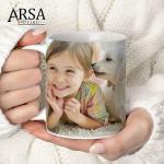 Customizable Ceramic Coffee Mug with Photo or Text