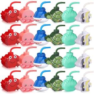 Under the Sea Kids Party Cups with Lids (24)