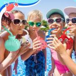 Under the Sea Kids Party Cups with Lids (24)