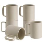 E-liu Large Porcelain Coffee and Tea Mug Set
