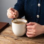 Set of 6 Modern Ceramic Coffee Mugs