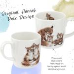 Fox Family Bedtime Kisses Mug - 14 oz